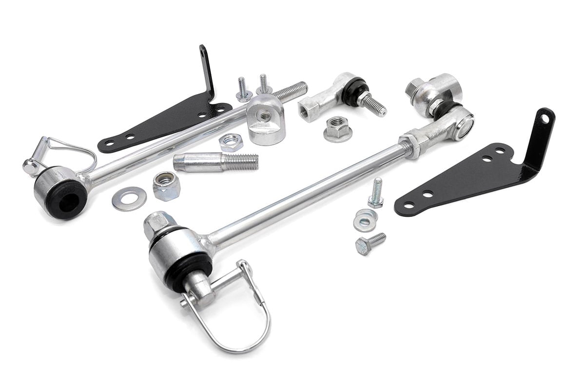 Jeep Wrangler Suspension Lift Kit - Rough Country - Quick Disconnect Sway Links - '97-'06